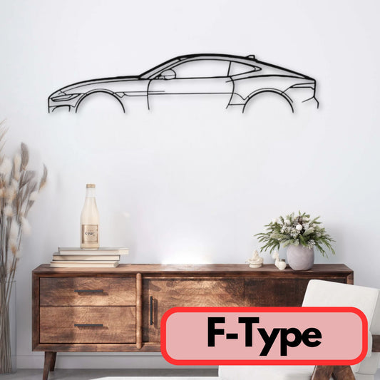 Décoration murale métal F-Type Classiques