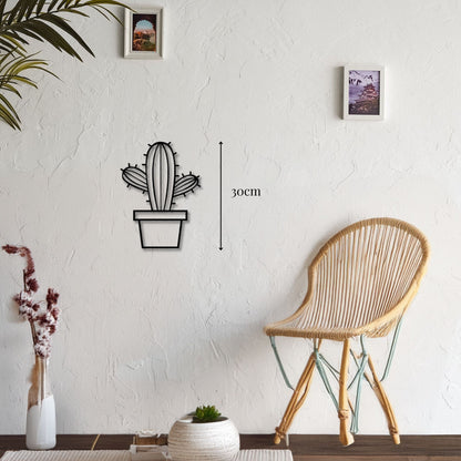 Petite décoration murale cactus moderne